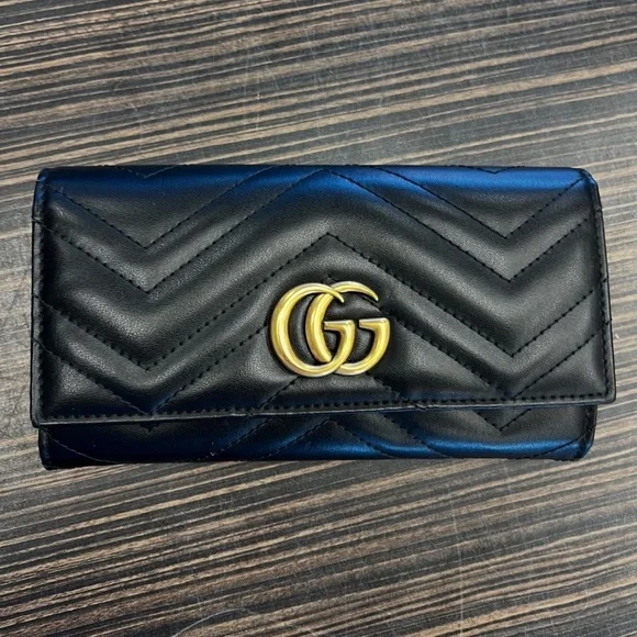 Gucci GG Marmont Continental Wallet; Mint Condition! Like New! Stunning!
